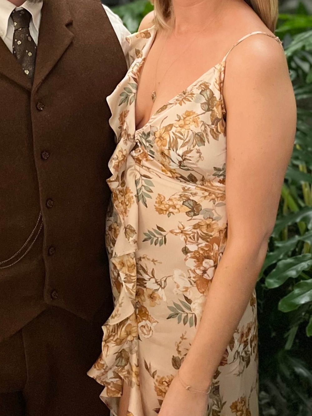 Feather and Pearl maxi dress